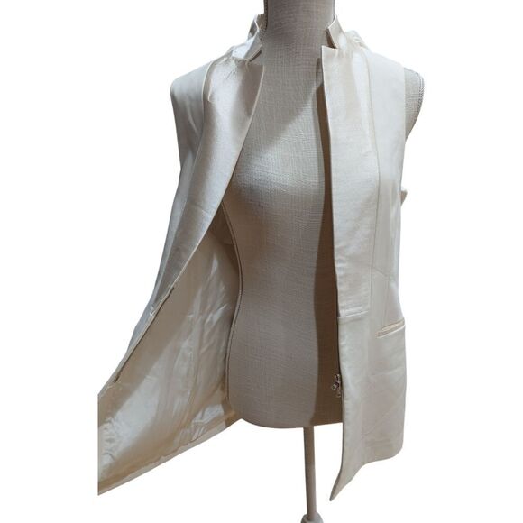 3.1 Phillip Lim Ivory Chic Blazer with attached Vest Women's Size 6 - Picture 6 of 9